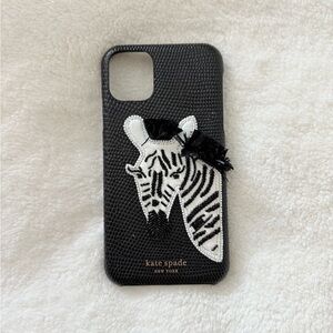 Kate Spade Black and White Zebra iPhone 11 Case